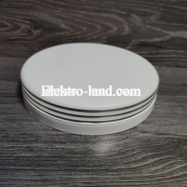 Светильник на потолок круг  LED AVT-ROUND SILVER Pure White 24W 5000K (Белый)